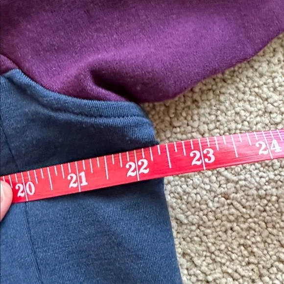 XL EUC Woolx Charlie Navy/Winter Bloom Sweatshirt - Picture 6 of 9